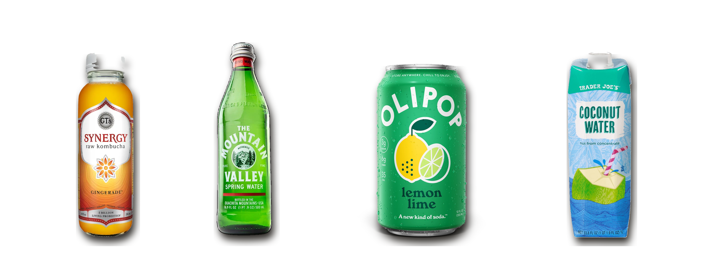 Iara's drink picks: Harmless Harvest, Flow and Just Ingredients